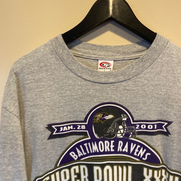 Baltimore ravens super bowl tee large true fan - Picture 3 of 10